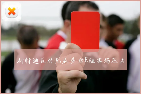 科特迪瓦对厄瓜多尔E组客场压力